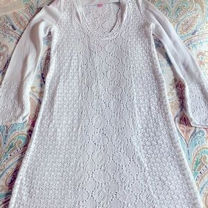 Lilly Pulitzer crocheted beach cover-up size large